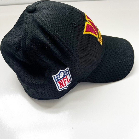 Washington Commanders NFL New Era Cap Hat Black 39THIRTY Medium Large NWOT - Picture 2 of 7